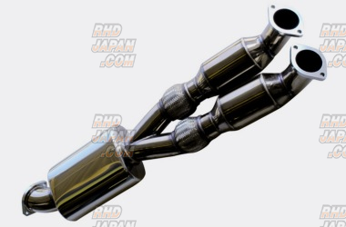 Trust Greddy Metal Catalyzer Front Pipe Silencer Set - R35